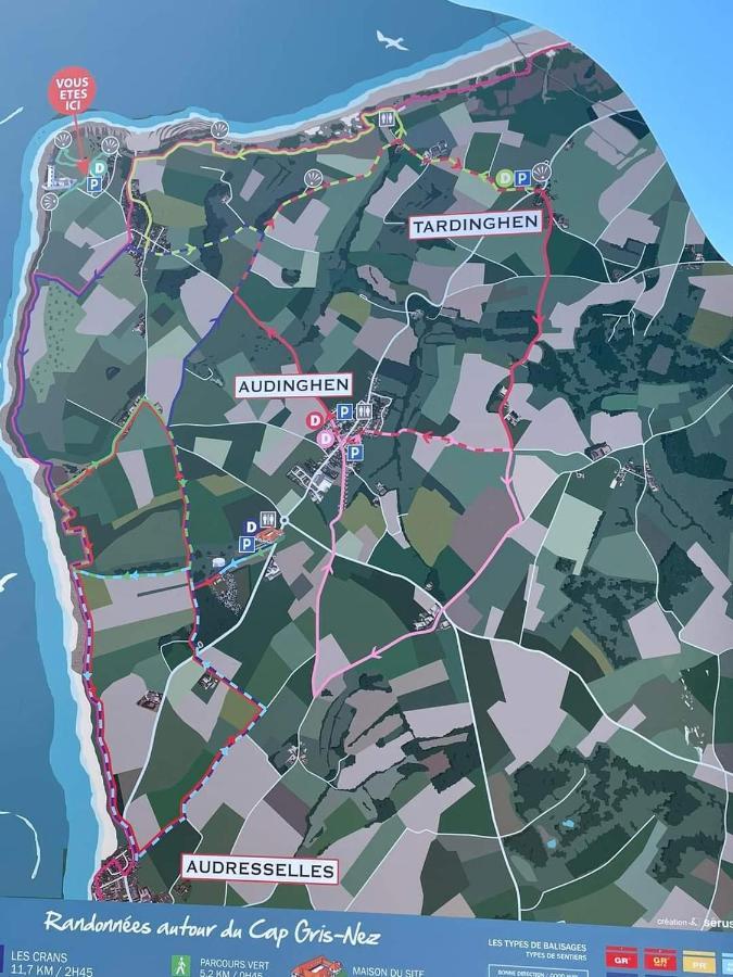 Kaly Leilighet Audinghen Eksteriør bilde